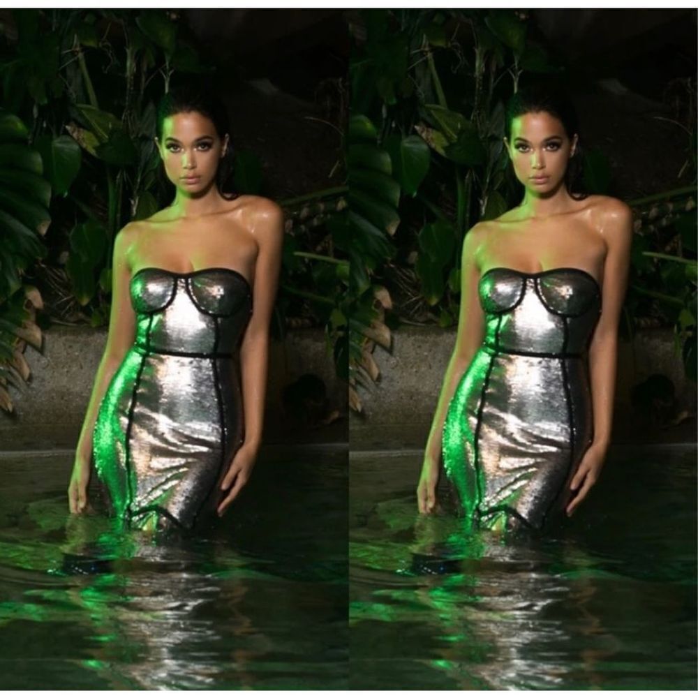 Mermaid Style Sequin Dress - Picture 2 of 2